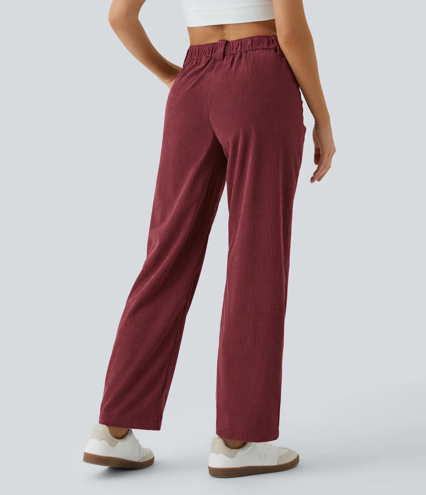 Émile – Pantalon velours côtelé avec poches - Pomegranate LuvaParis