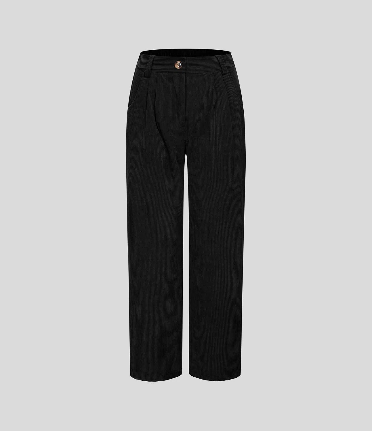 Émile – Pantalon velours côtelé avec poches - Noir LuvaParis