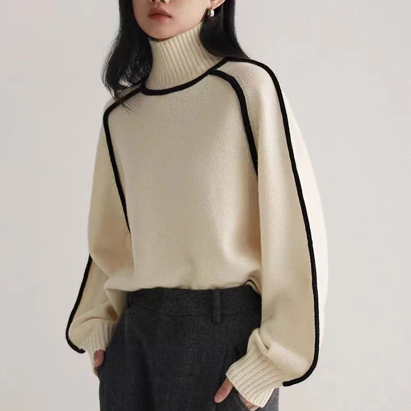BNOIR | Pull à col roulé confortable LuvaParis