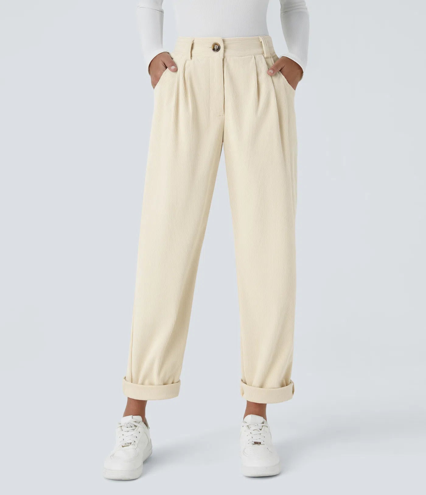 Émile – Pantalon velours côtelé avec poches - Vanilla Ice LuvaParis