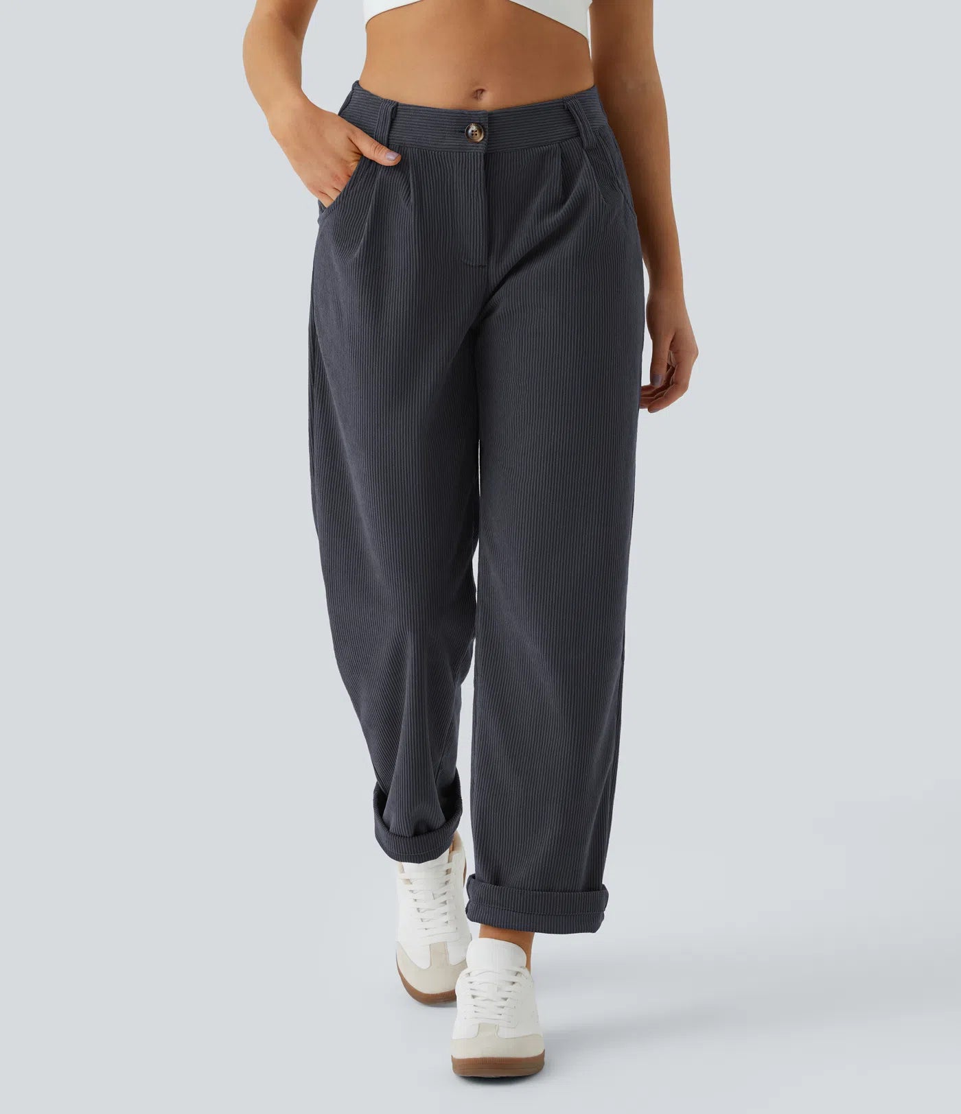 Émile – Pantalon velours côtelé avec poches -  Nine Iron LuvaParis
