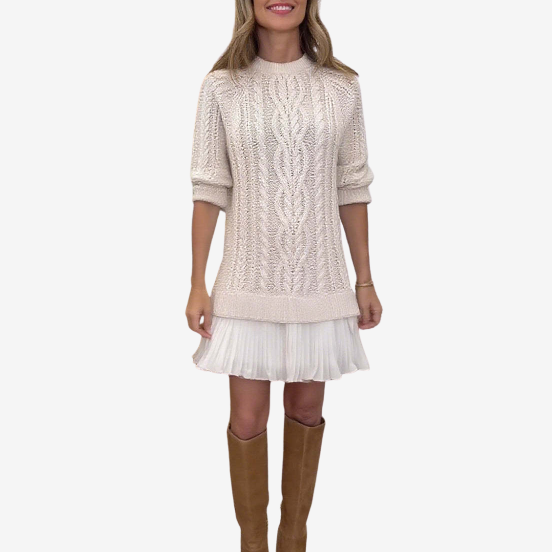 Gaëlle™ Robe Pull en Maille Luvapris
