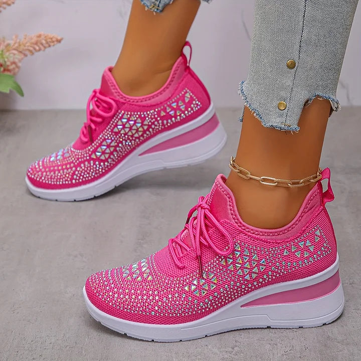 Giselle – Baskets orthopédiques avec strass scintillants LuvaParis