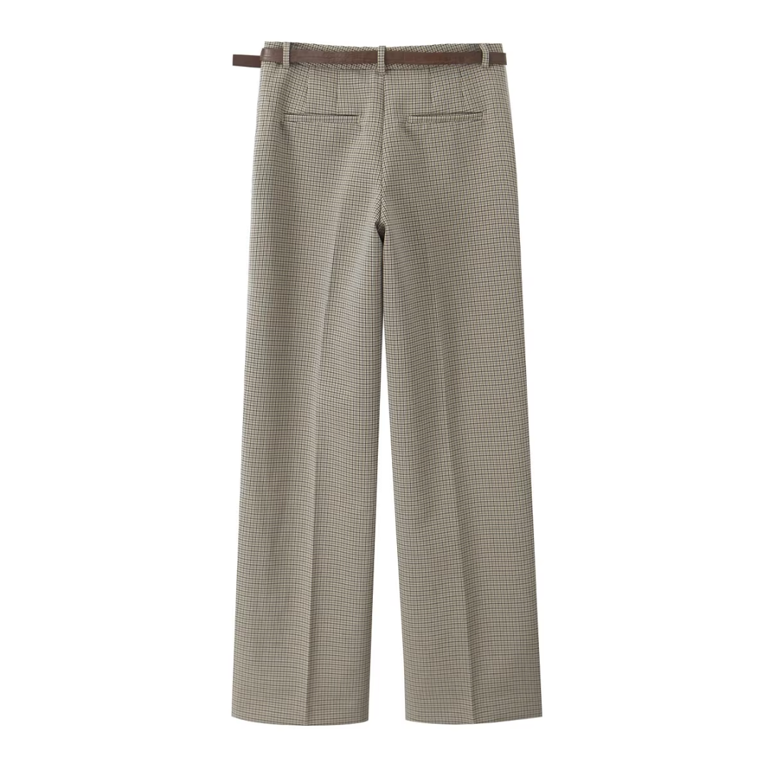 Victoire | Pantalon Carreaux Classique LuvaParis