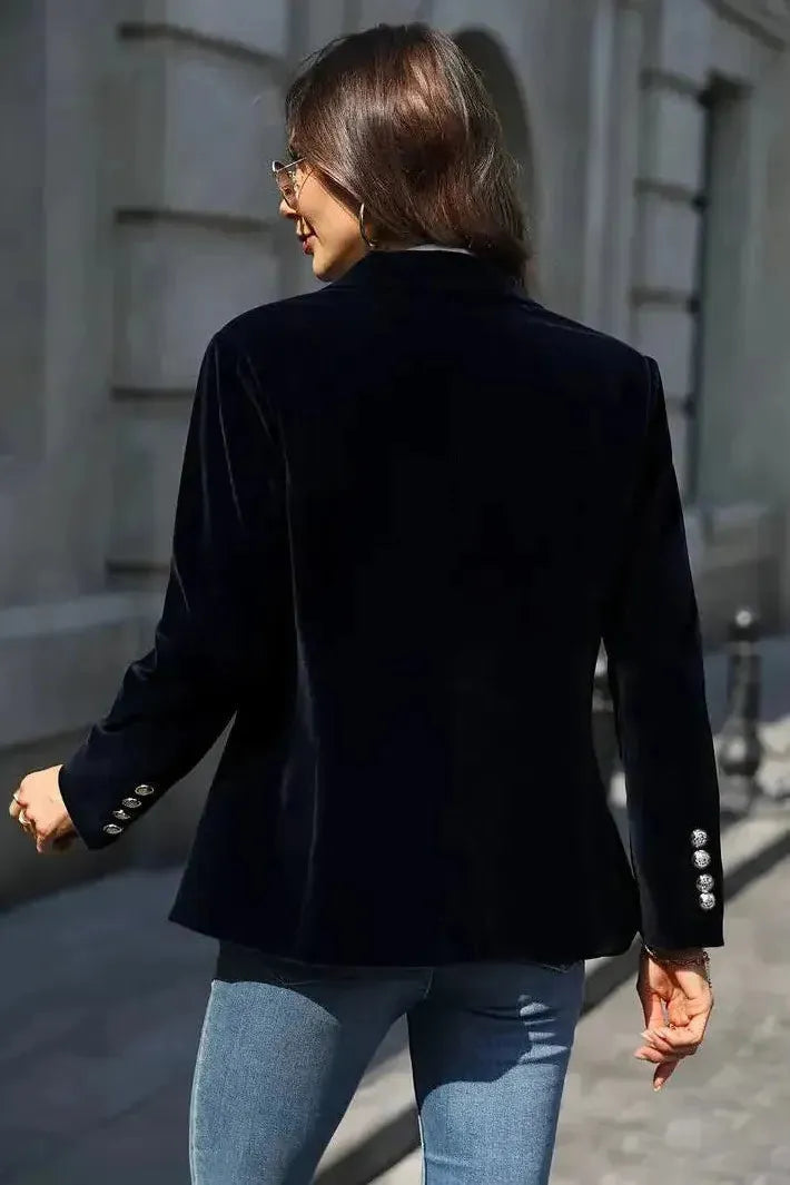 Aria Blazer en Velours – Élégance Intemporelle LuvaParis