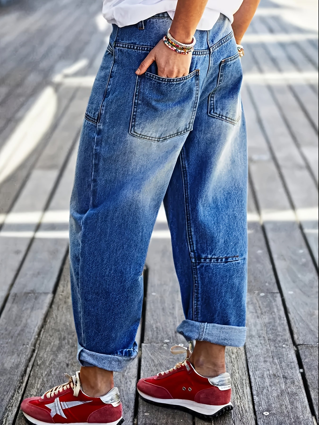 Jeans Femme RelaxFit™ – Style Décontracté et Élégant LuvaParis