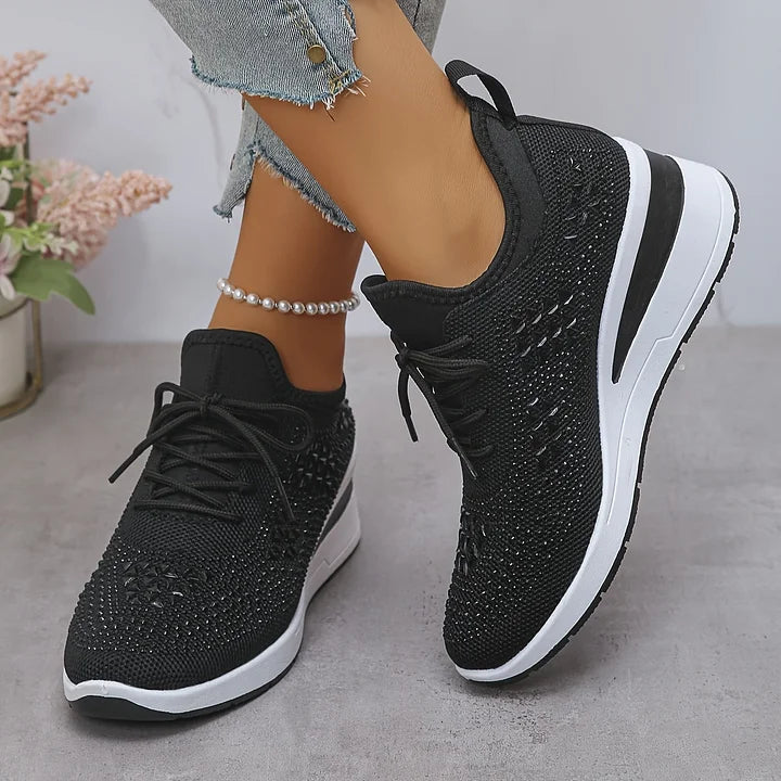 Giselle – Baskets orthopédiques avec strass scintillants LuvaParis
