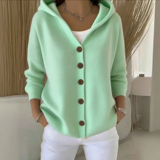 Cléandre | Gilet à Capuche avec Boutons LuvaParis