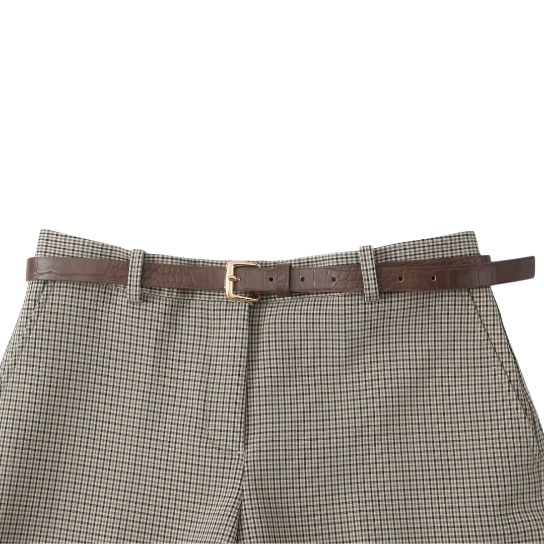 Victoire | Pantalon Carreaux Classique LuvaParis