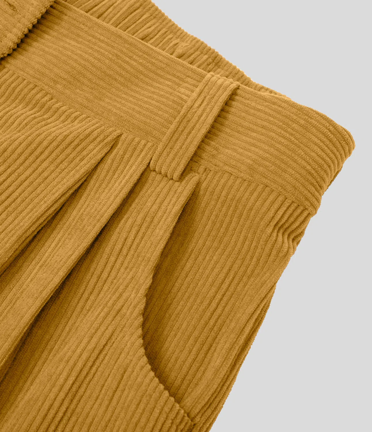 Émile – Pantalon velours côtelé avec poches - Amber Gold LuvaParis