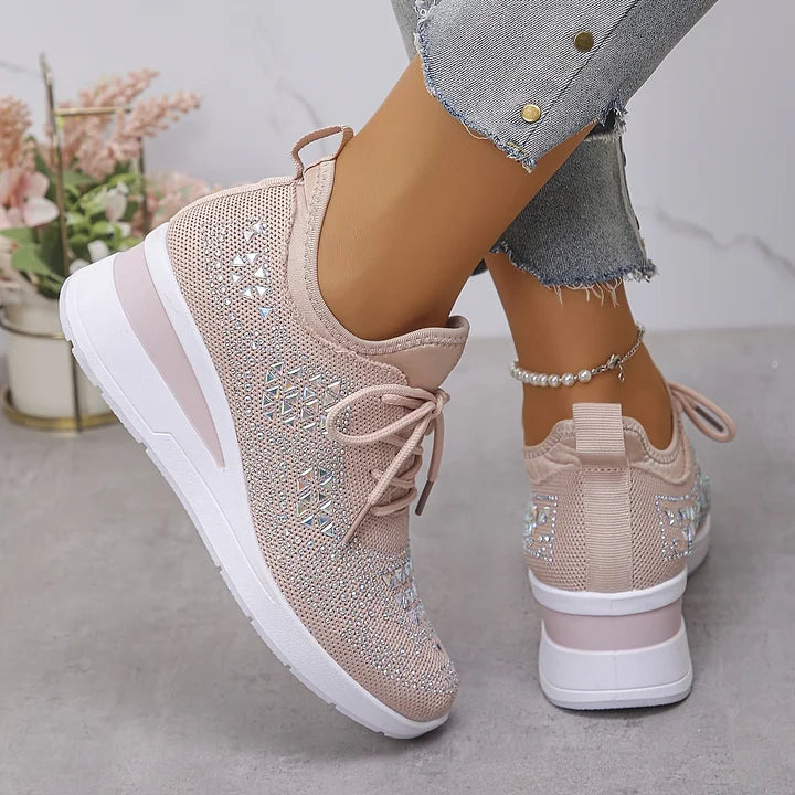 Giselle – Baskets orthopédiques avec strass scintillants LuvaParis