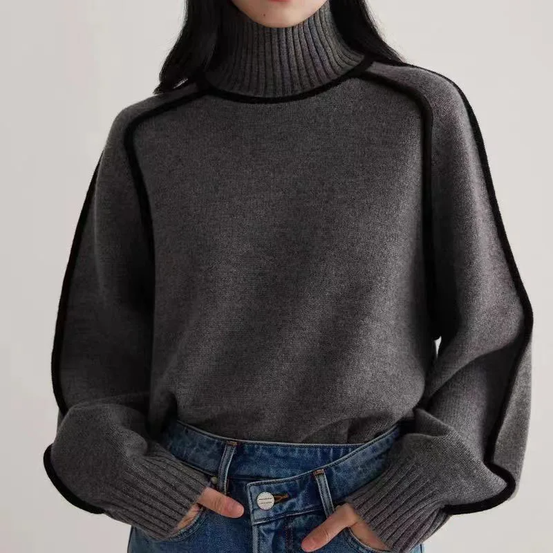 BNOIR | Pull à col roulé confortable LuvaParis