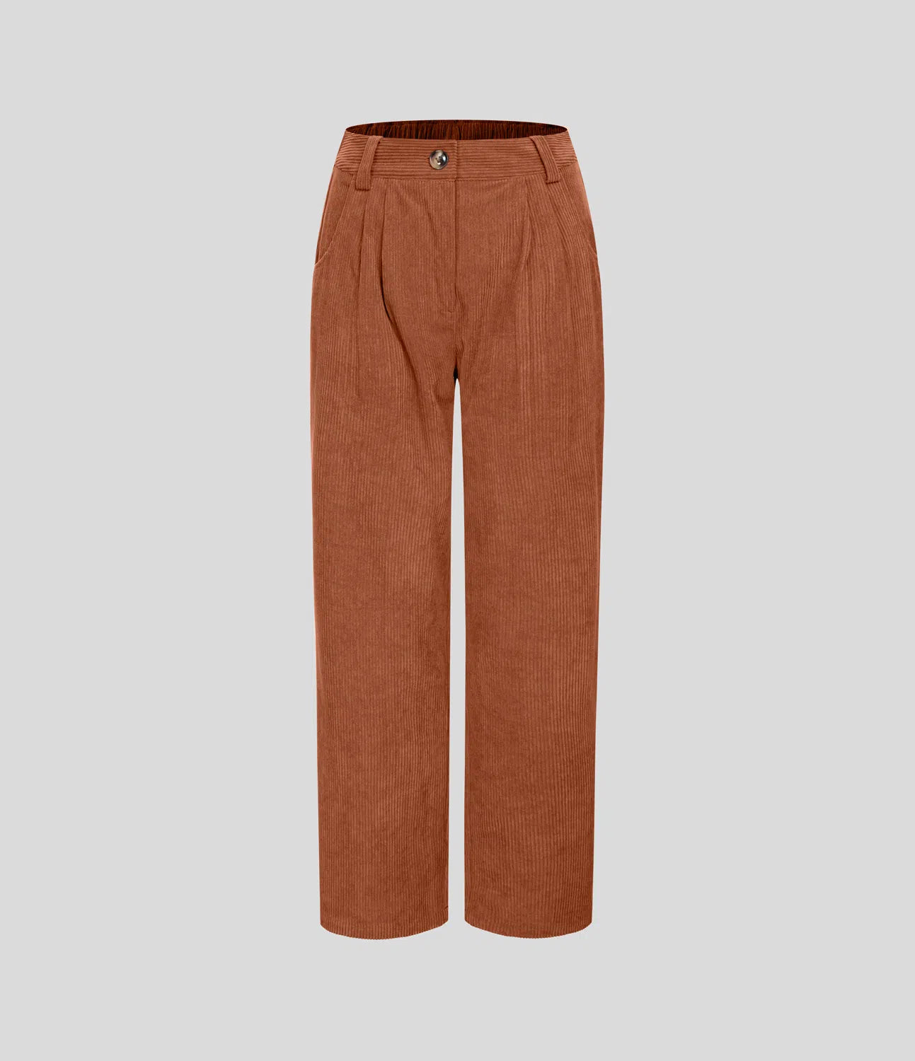 Émile – Pantalon velours côtelé avec poches - Bombay Brown LuvaParis