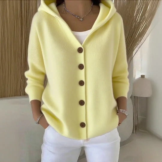 Cléandre | Gilet à Capuche avec Boutons LuvaParis