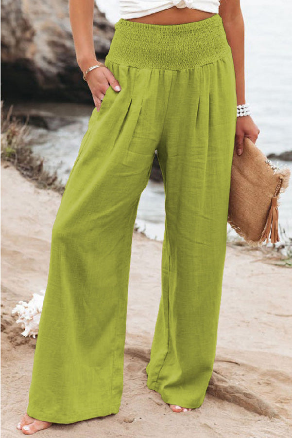 Pantalon en lin décontracté pour femme LuvaParis