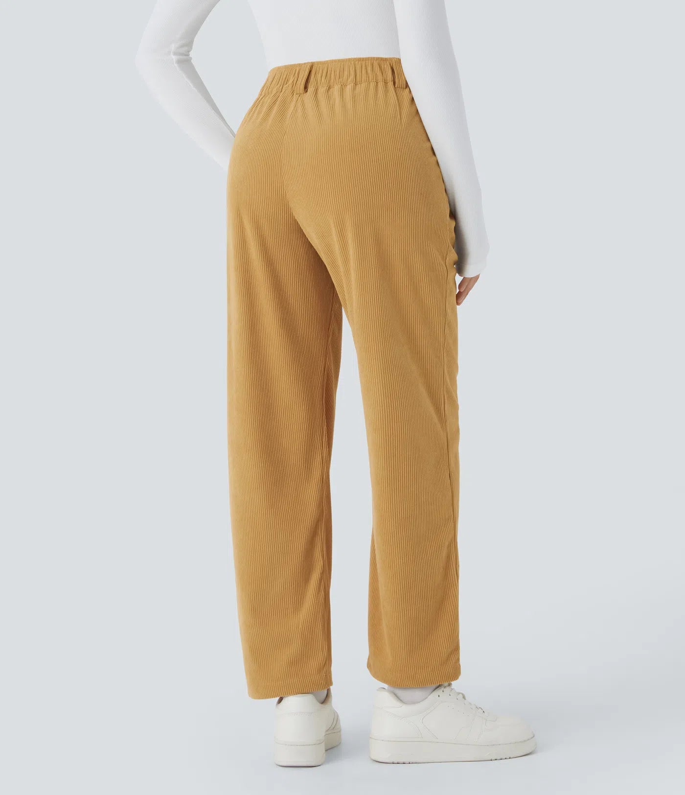 Émile – Pantalon velours côtelé avec poches - Amber Gold LuvaParis