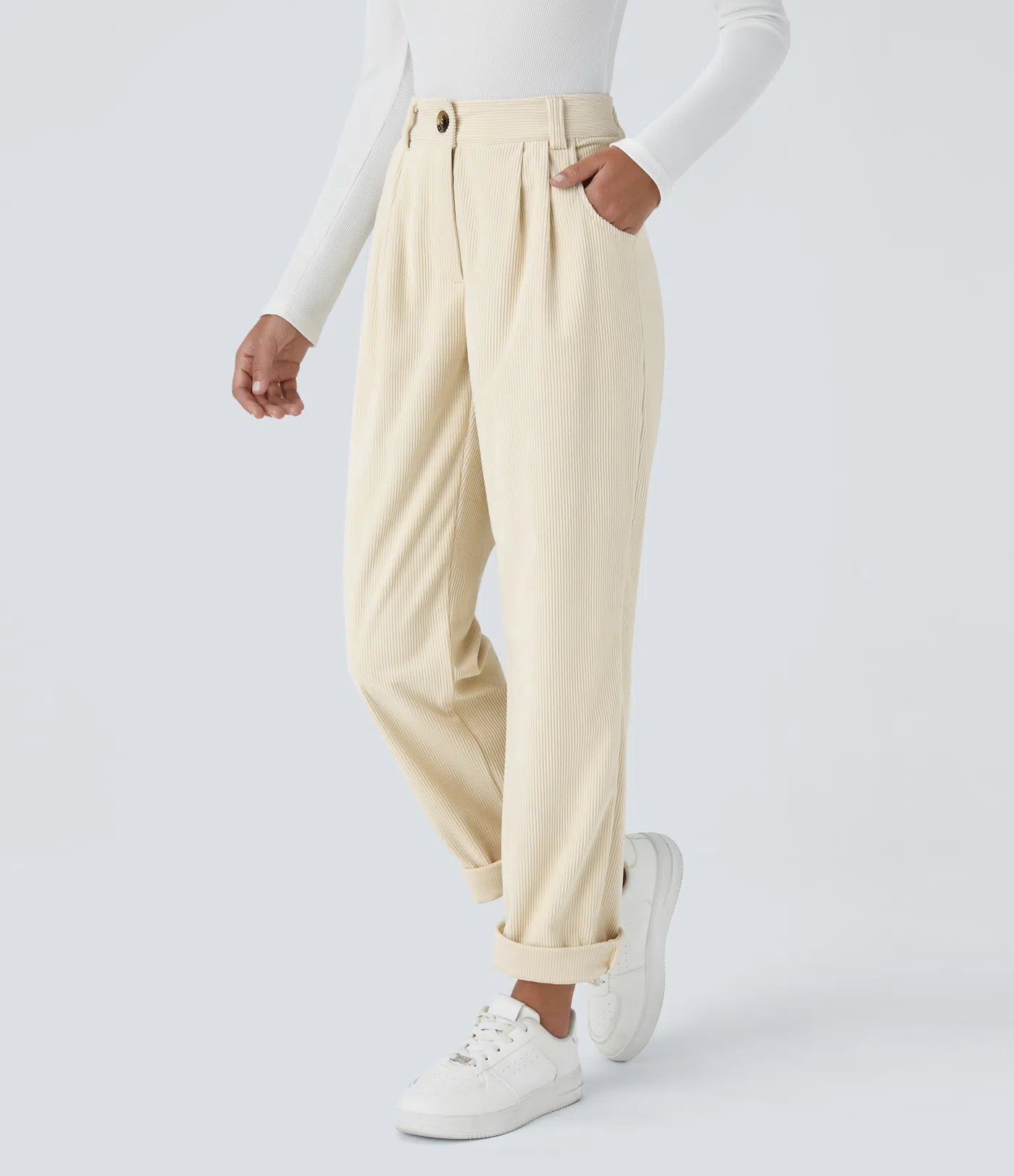 Émile – Pantalon velours côtelé avec poches - Vanilla Ice LuvaParis
