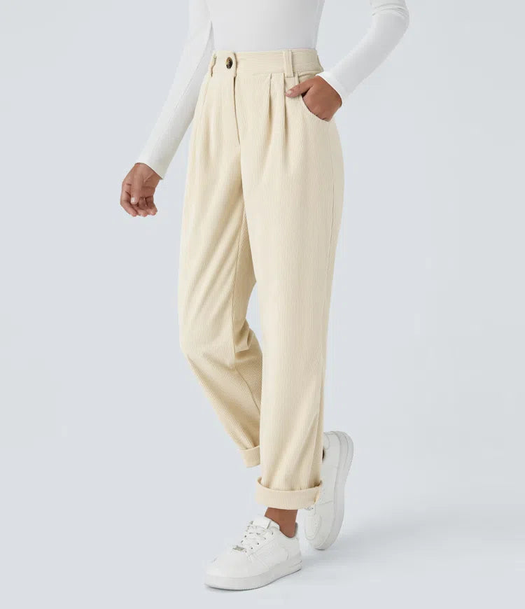 Émile – Pantalon velours côtelé avec poches - Vanilla Ice LuvaParis