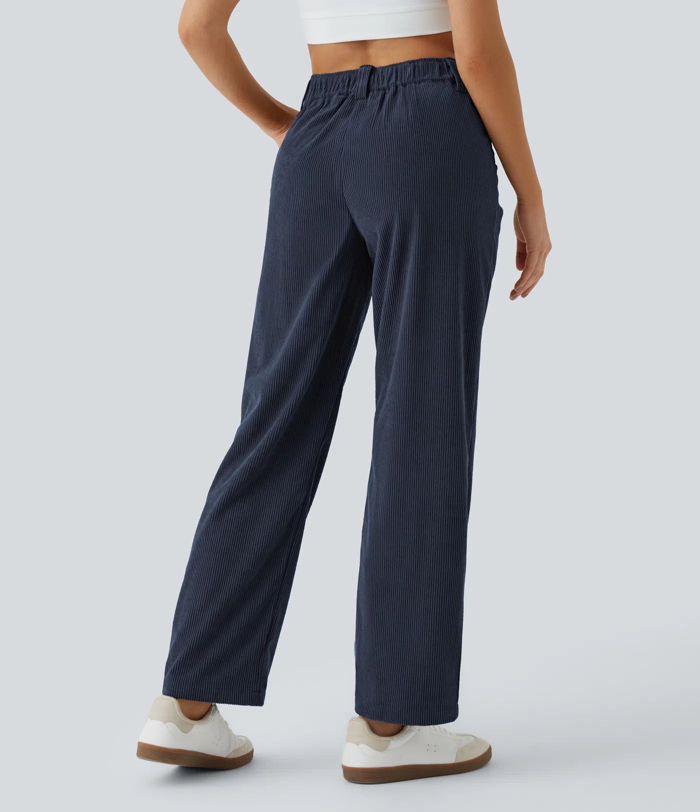 Émile – Pantalon velours côtelé avec poches - Dress Blues LuvaParis