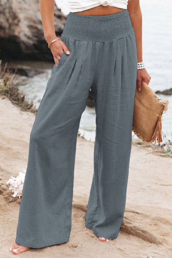 Pantalon en lin décontracté pour femme LuvaParis