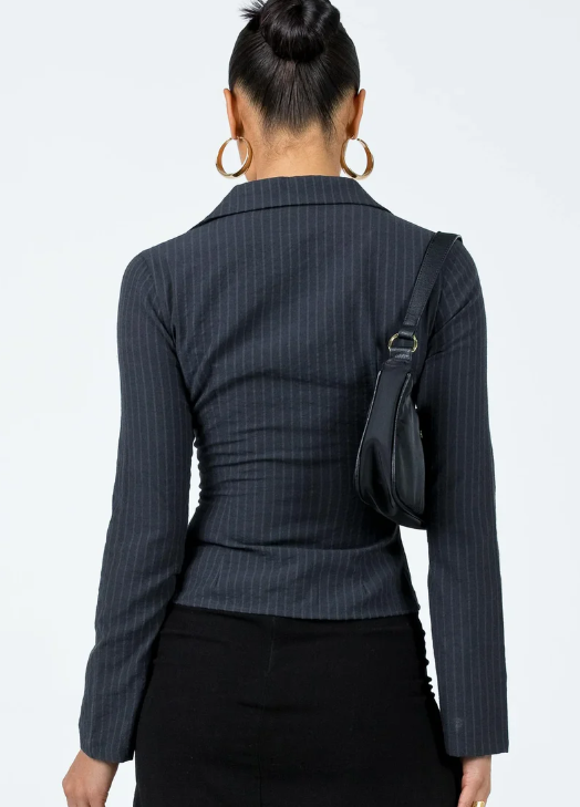 Elina | Blouse Rayée Élégante LuvaParis