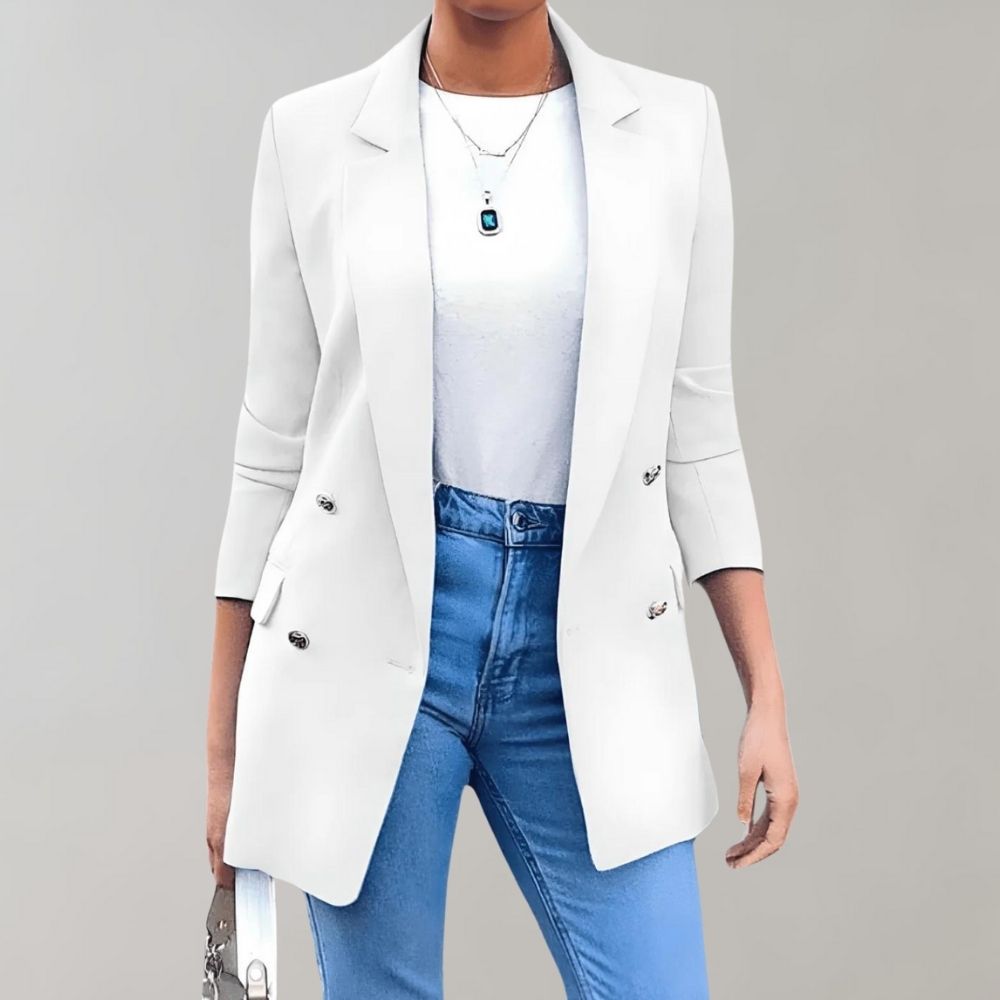 Elegant and Tailored Blazer Jacket for Women ELVORIA UK