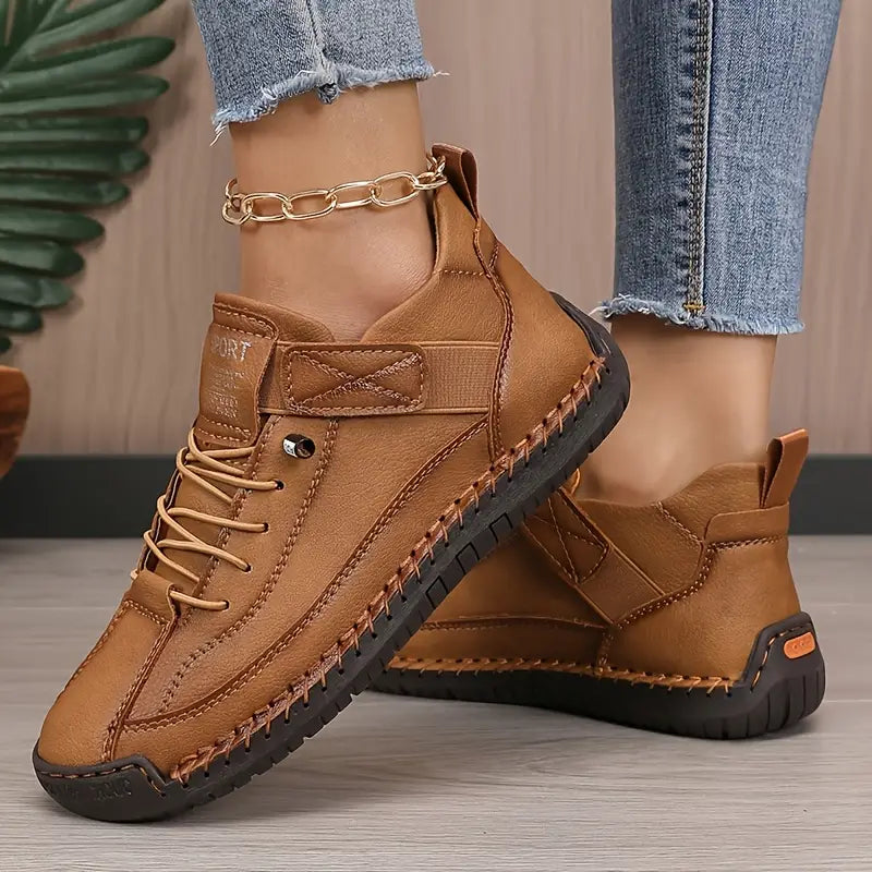 Sophie™ | Chaussures Rando Confort Beige LuvaParis