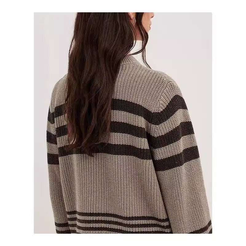 Erica™ | Pull Élégant à Rayures LuvaParis