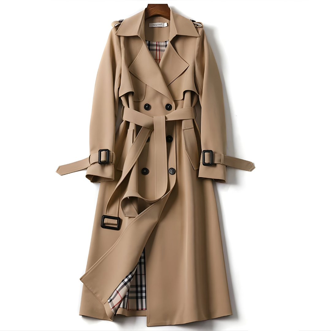 Vespara – Trench-coat élégant au style intemporel beige – LuvaParis