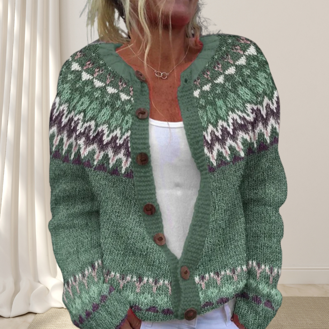 Aimée™ | Gilet Tricot Raffiné LuvaParis