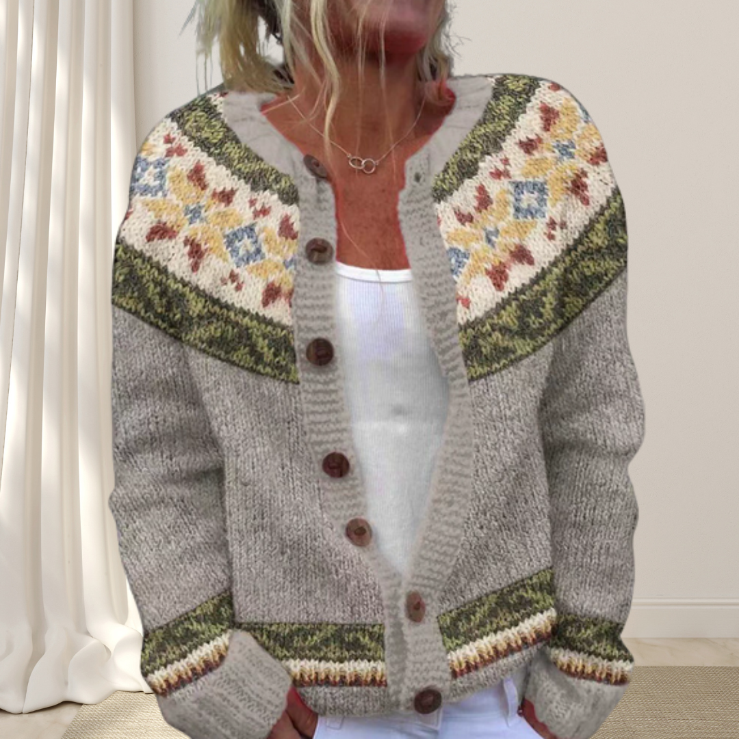 Aimée™ | Gilet Tricot Raffiné LuvaParis
