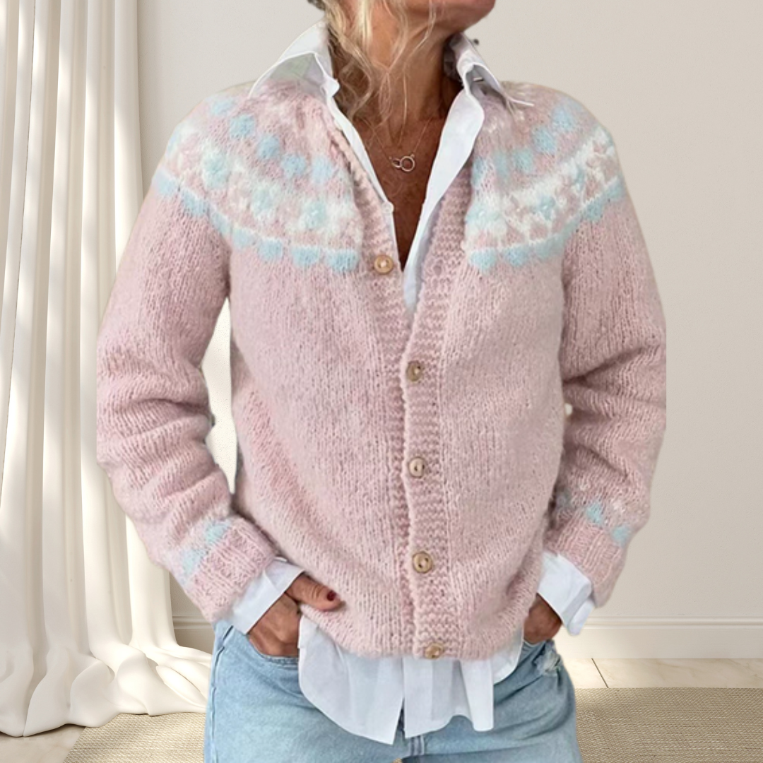 Aimée™ | Gilet Tricot Raffiné LuvaParis