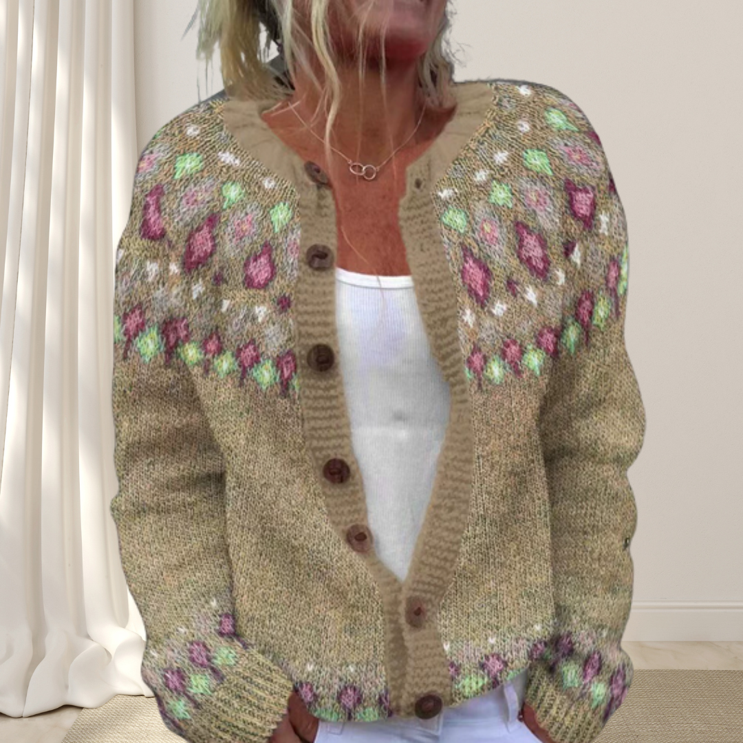 Aimée™ | Gilet Tricot Raffiné LuvaParis