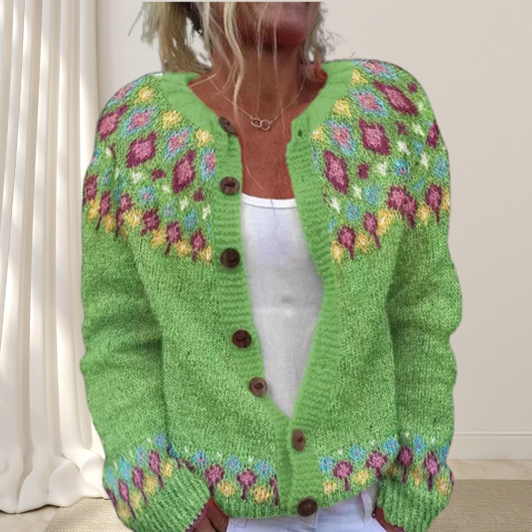 Aimée™ | Gilet Tricot Raffiné LuvaParis