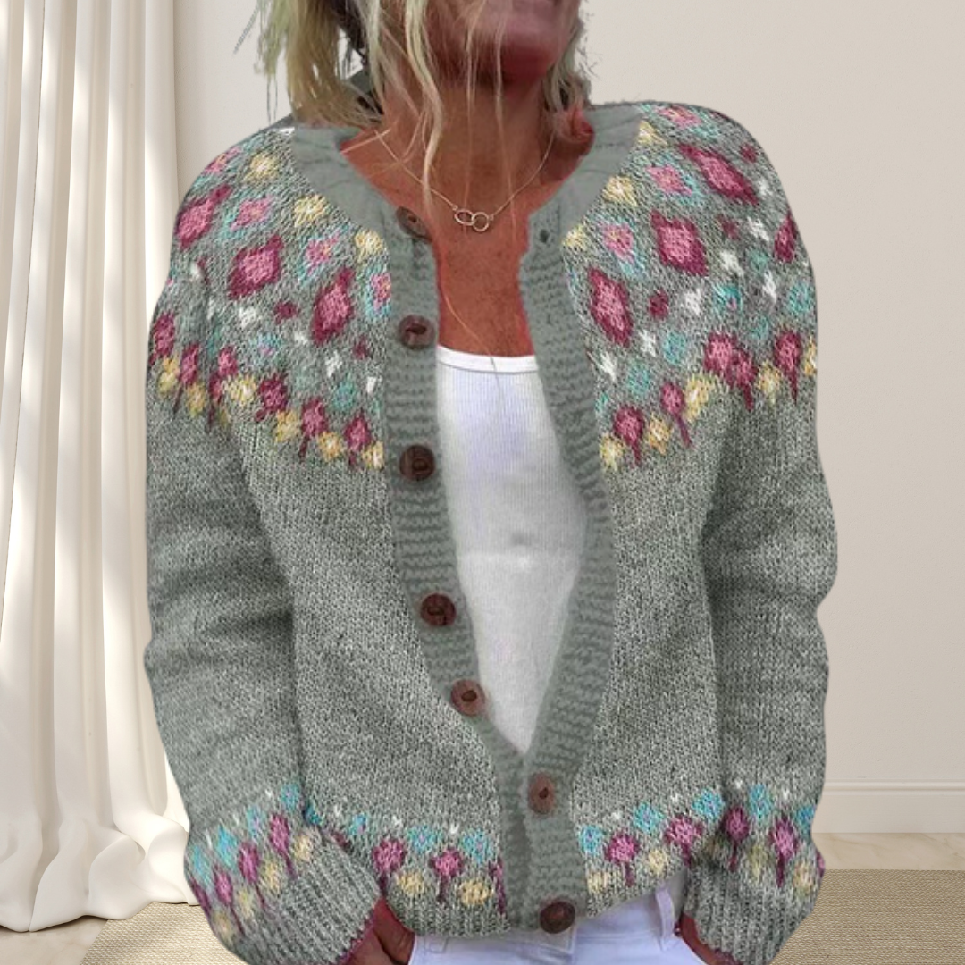 Aimée™ | Gilet Tricot Raffiné LuvaParis