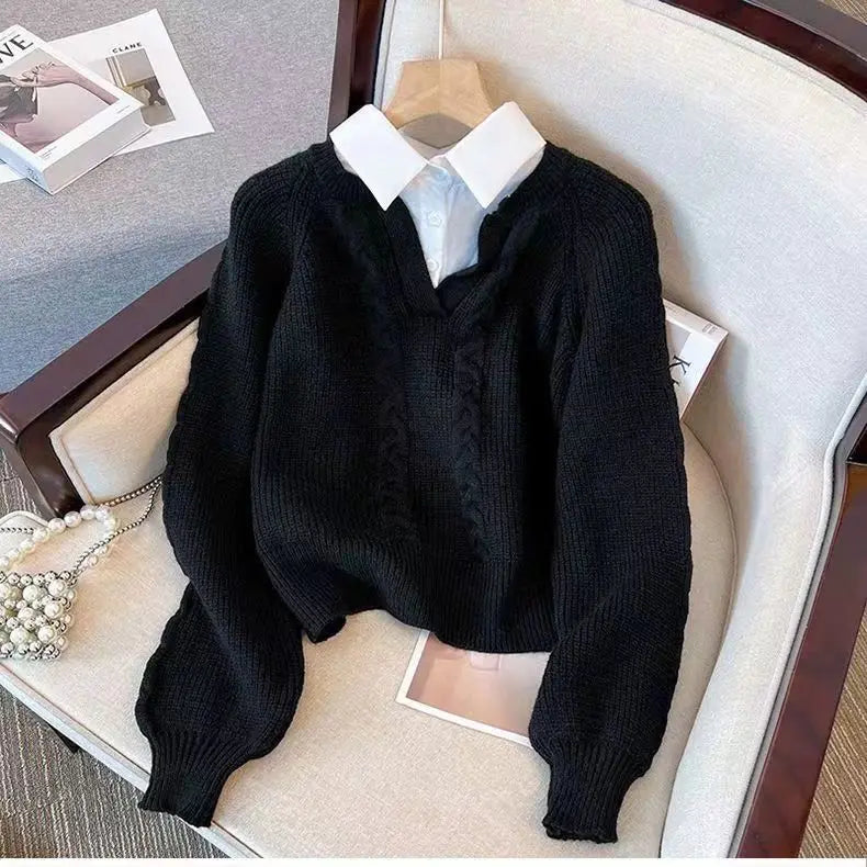 Clémence™ | Pull Rétro Duo Cocon LuvaParis