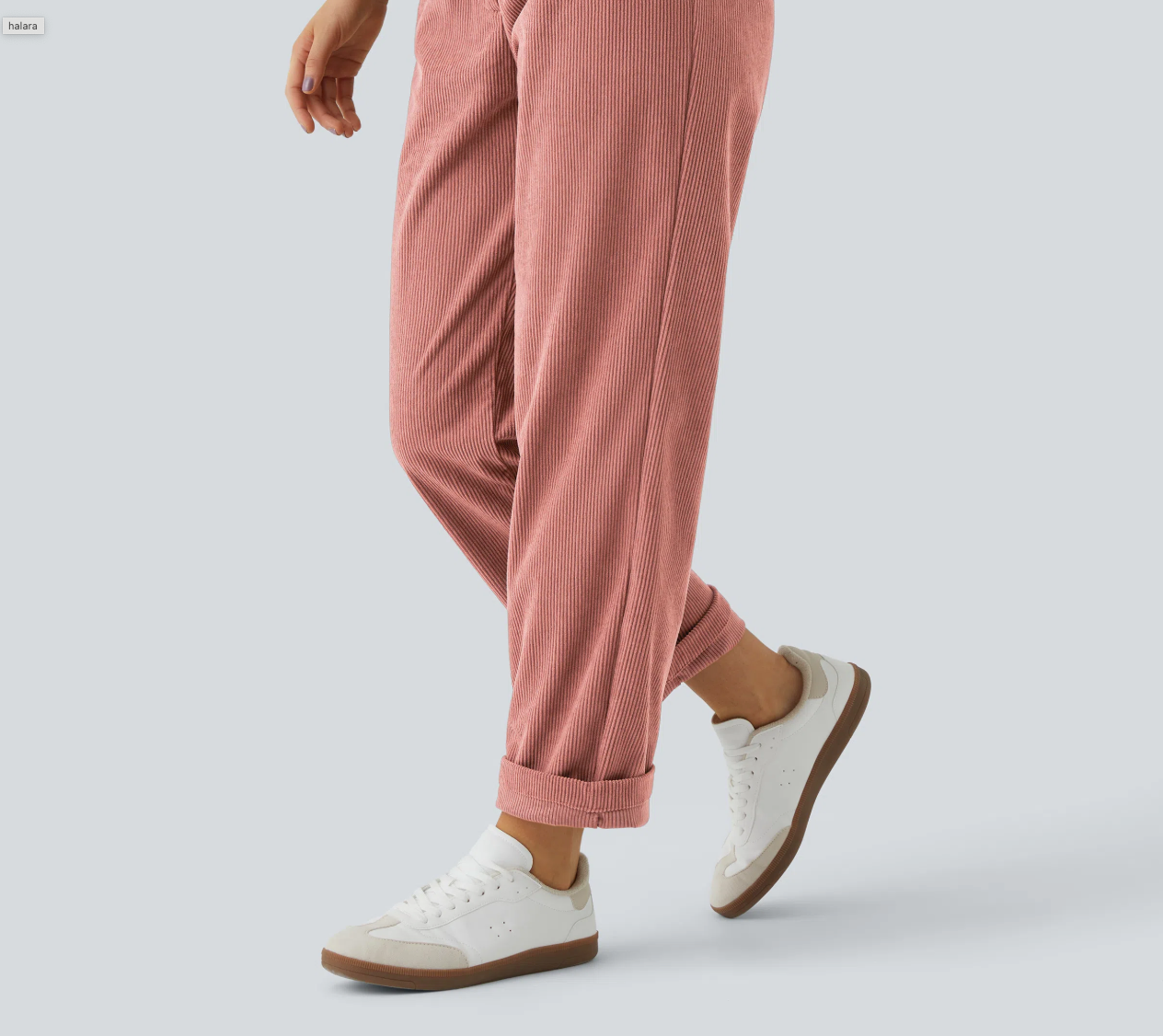 Émile – Pantalon velours côtelé avec poches - Amber Gold LuvaParis