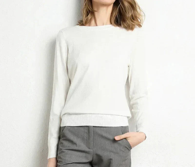 BNOIR | Pull confort en laine essentiel LuvaParis