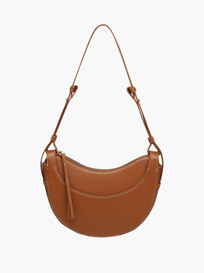 Edmée | Sac Selle Tan Élégant Luaneva