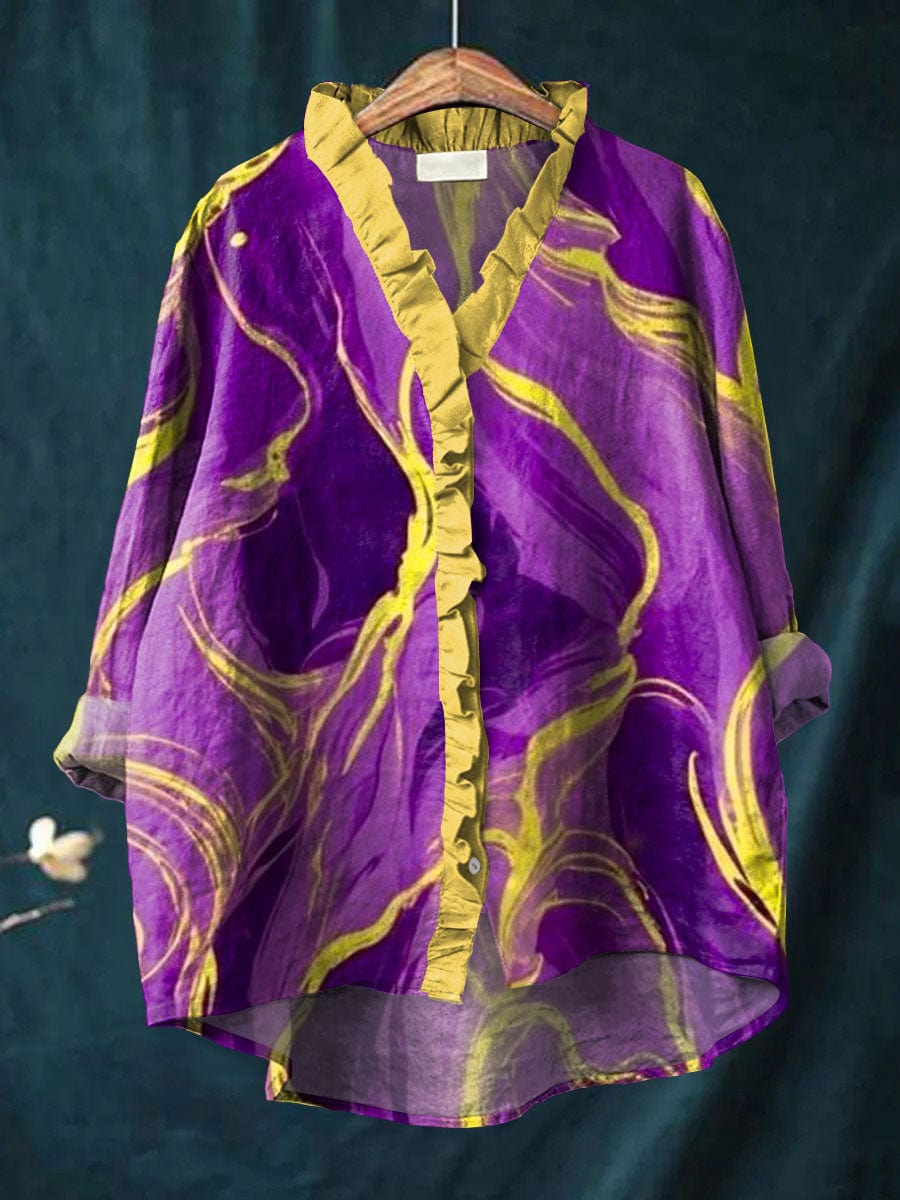Bonnie™ - Blouse à motifs tourbillonnants LuvaParis
