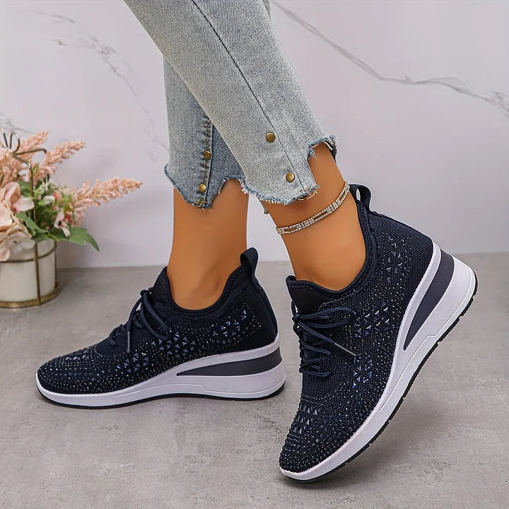 Giselle – Baskets orthopédiques avec strass scintillants LuvaParis