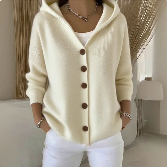 Cléandre | Gilet à Capuche avec Boutons LuvaParis