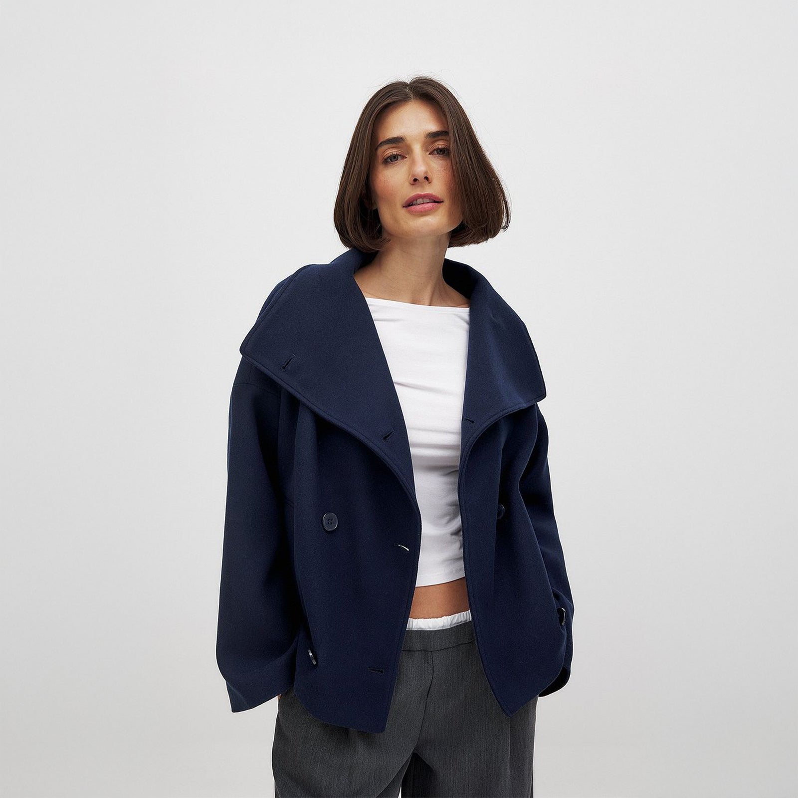 Celeste | Manteau Croisé LuvaParis