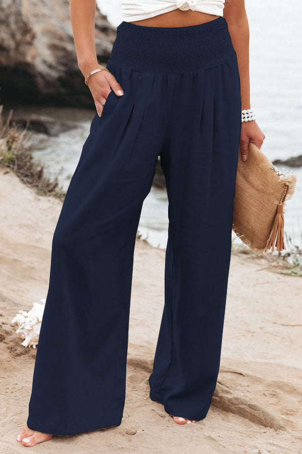 Pantalon en lin décontracté pour femme LuvaParis