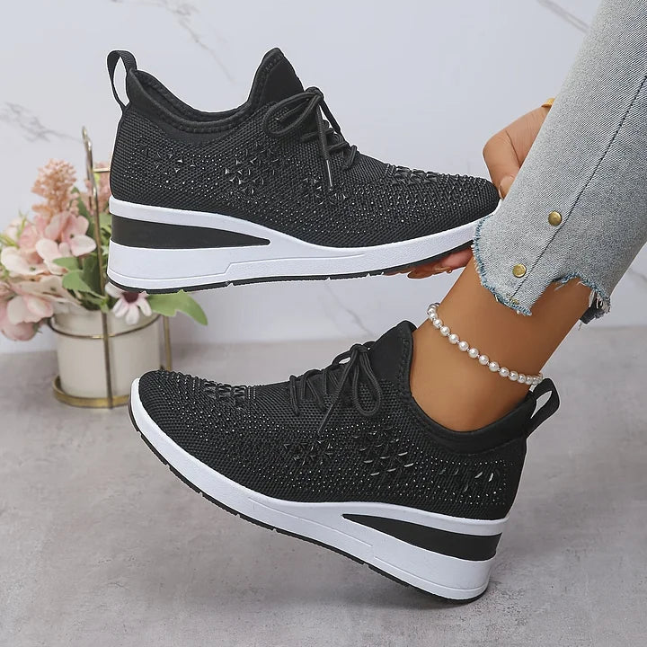 Giselle – Baskets orthopédiques avec strass scintillants LuvaParis