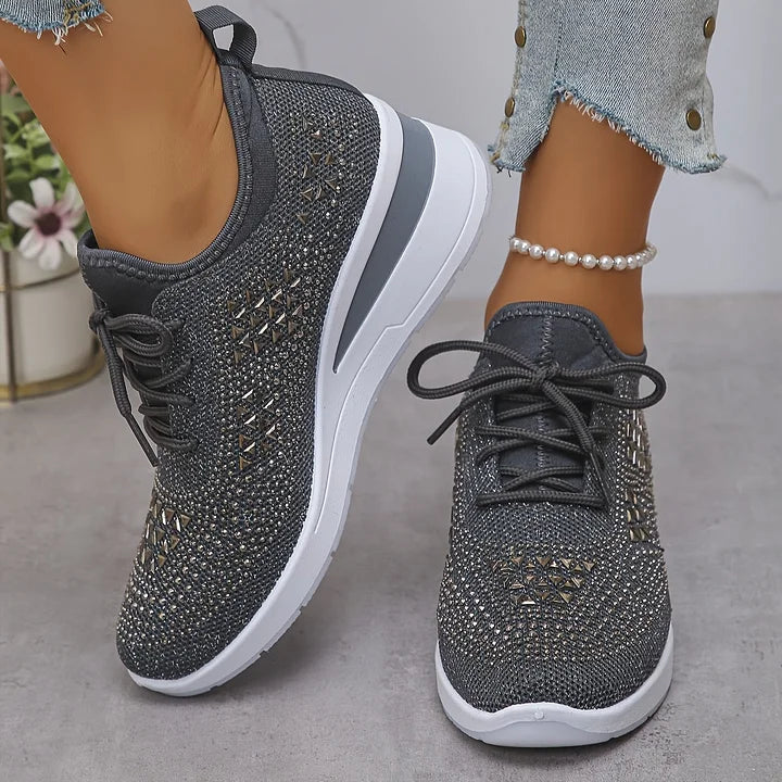Giselle – Baskets orthopédiques avec strass scintillants LuvaParis