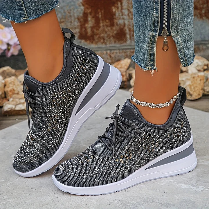 Giselle – Baskets orthopédiques avec strass scintillants LuvaParis