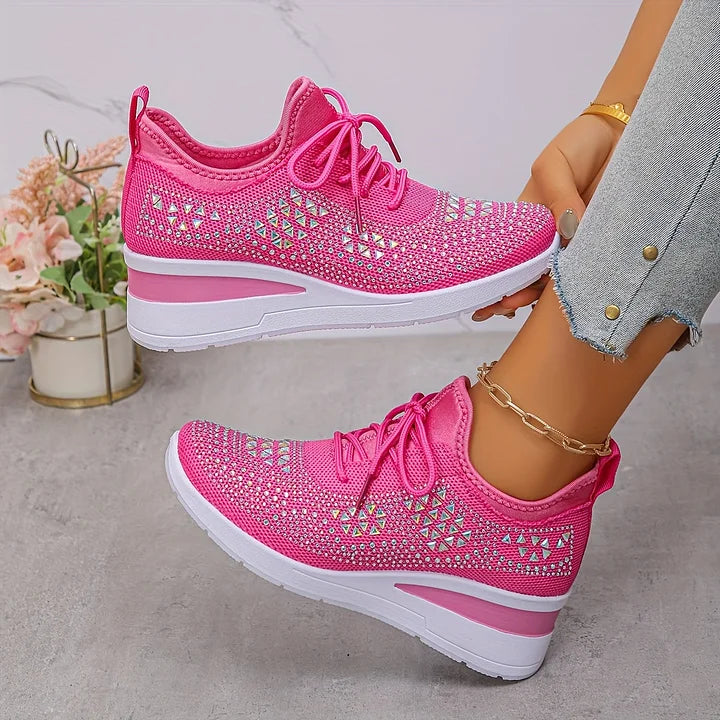 Giselle – Baskets orthopédiques avec strass scintillants LuvaParis