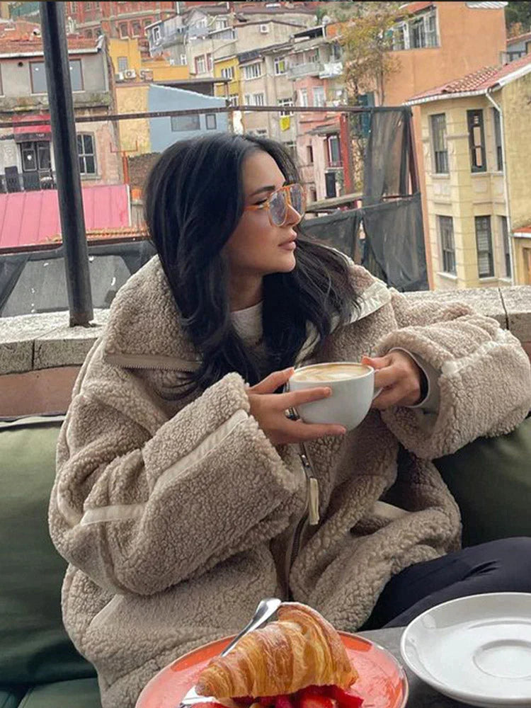 BNOIR | Veste Teddyfleece LuvaParis