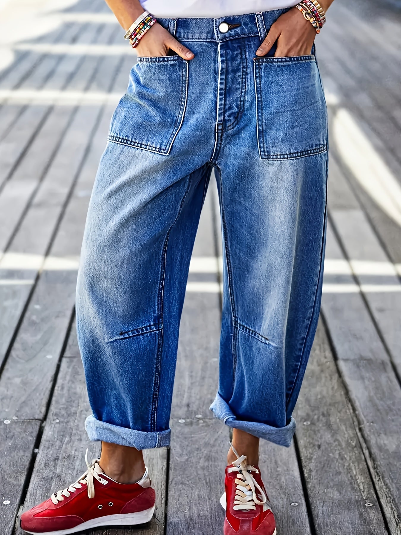 Jeans Femme RelaxFit™ – Style Décontracté et Élégant LuvaParis